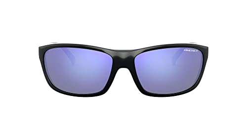 Arnette 0AN4263 Gafas, Negro/Polarized Gris Oscuro Espejo Agua, 63 para Hombre