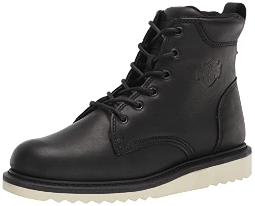 Harley-Davidson Botas de motocicleta de encaje Hickman para hombre, Negro, 43 EU