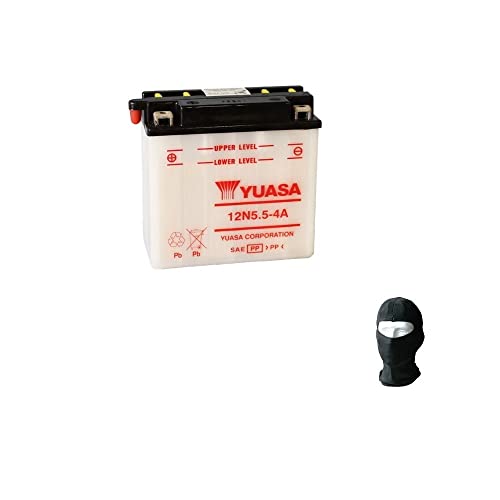 farbrothersonline Compatible con Yamaha WR R 4T (DE071) 125 2009-2013 BATERIA YUASA 12N5.5-4A 12V/6AH BATERIAS para Arranque Motor Moto Scooter ESPECIFICACIONES YA Listas