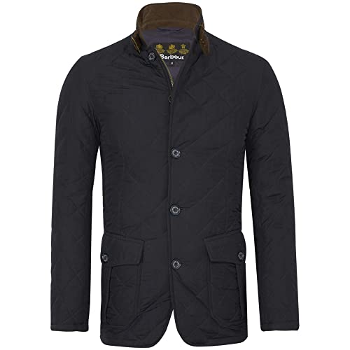 Barbour BACPS1172-MQU Quilted Lutz Jacket - Chaqueta Acolchada para Hombre, Color Azul Marino Azul Navy XXL