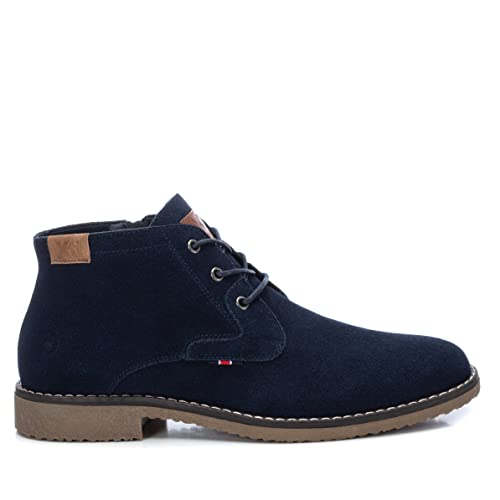 XTI 140074, Botas Cortas al Tobillo Hombre, Navy, 44 EU