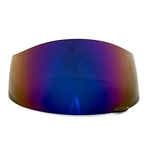 Visera AGV compatible para casco AGV K3, SV K1, K5, K5-SV, K5S, Horizon, Skyline, Strada, Numo GT-2, apto para tallas XXS, XS, S, MS, M, ML, L, XL, XXL. talla única Arcobaleno