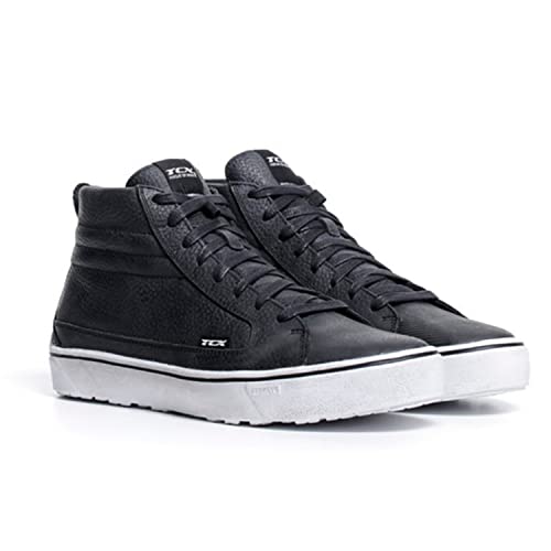 TCX Street 3 WP, Botas de Moto City & Urban Hombre, Blanco Y Negro, 42 EU