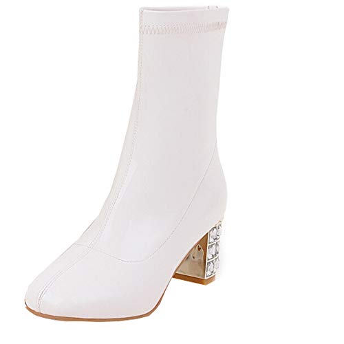 ALIKEEY Botas De Mujer Largas con Tacon Chancletas Ortopédicas De Las Mujeres Sandalias De Playa con Estilo Deslizadores
