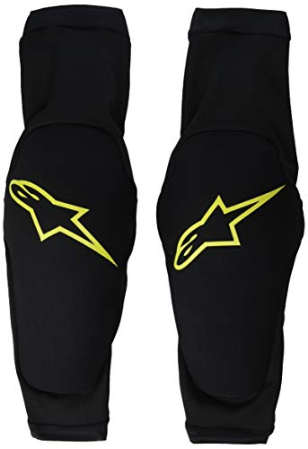Alpinestars Paragon Plus - Protector de rodilla para hombre, color amarillo ácido, talla L