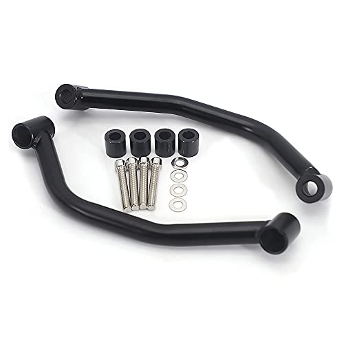 Compatible con YAMAHA TENERE 700, accesorios for motocicleta, asa de agarre trasera for pasajero, manija de mano for asiento CNC, barra de agarre (Color : Black)