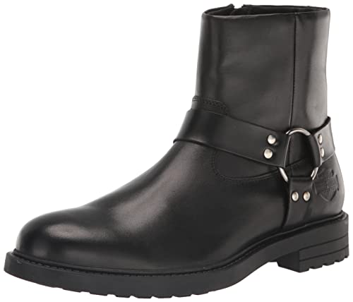 HARLEY-DAVIDSON FOOTWEAR Botas de motocicleta Durland para hombre, Negro -, 43 EU