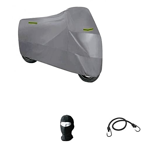Funda protectora para moto Piaggio MP3 YOURBAN 125 ERL con parabrisas y baúl impermeable de nailon cubierta universal TG.295 x 105 x 127 cm funda antilluvia