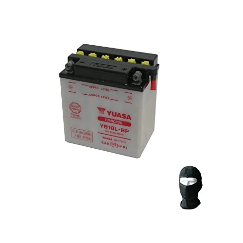 Compatible con Piaggio X8 Premium E2/E3 (M36301/M36600) 125 2006-2009 BATERÍA YUASA YB10L-BP 12V / 12AH BATERÍAS YA Listas para ARRANCAR Motor ESPECÍFICO Moto Scooter