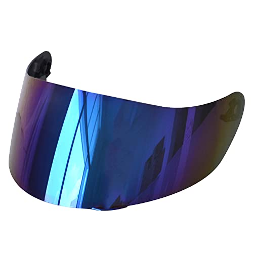 LMYSUFI Lente de repuesto para casco de moto A-gv K5 K1 K3 Sv K5s S4-sv, protección UV contra el viento moto casco lente (azul)