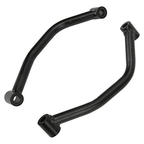 Asas de Agarre para Pasajero, Resistentes Al Desgaste, 2 Piezas de Acero Antideformable, Rieles de Agarre de Asiento Trasero de Motocicleta Negra para Reemplazo de Modificación para