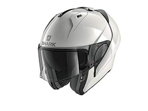 Casco de moto Shark EVO ES BLANK WHU, Blanco, XL