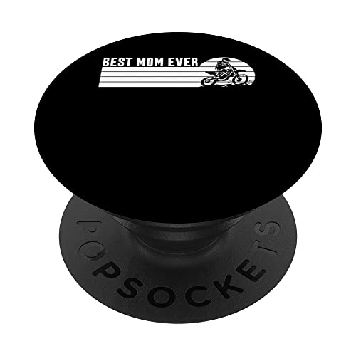 Motocross Madre Dirt Bike Biker - Motociclista Supermoto PopSockets PopGrip Intercambiable