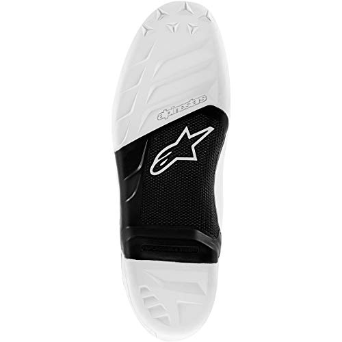 podrážky pro boty TECH 7, ALPINESTARS (black/white, pár, pro velikost 45,5)