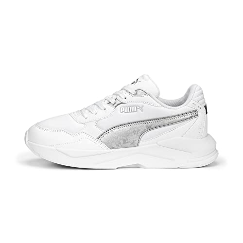 PUMA X-Ray Speed Lite Wns Space Metallics, Botas de fútbol Mujer, White, 37 EU