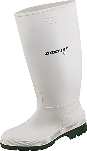 Dunlop Pricemaster Botas de agua Unisex Blanco, color Blanco, talla 38 EU