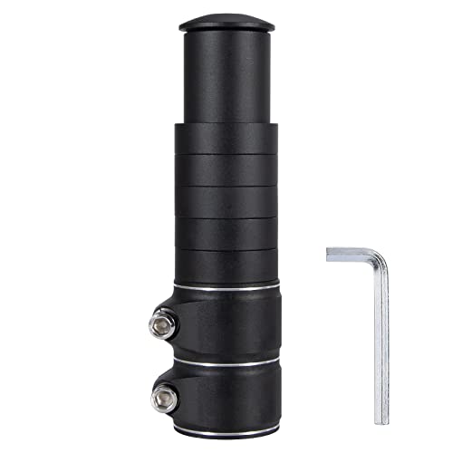 QIMEI-SHOP Elevador Manillar Bicicleta MTB Potencia Manillar Adaptador de Extensor de Manillar de Aleación de Aluminio para Ciclismo Bici de Montaña Carretera 13cm