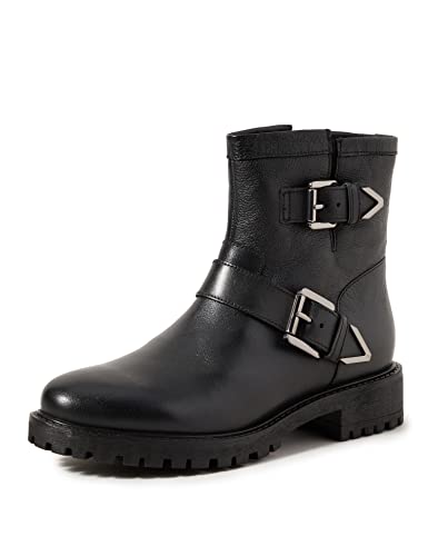 Geox D Hoara A, Botines Mujer, Black 1, 37 EU