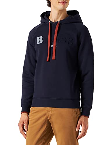 Blauer Felpa Chiusa Cappuccio Sudadera con Capucha, 776 BLU DI Prussia, M para Hombre