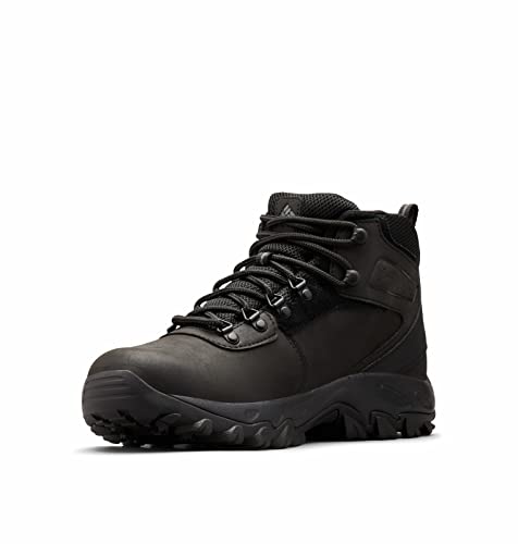 Columbia Newton Ridge Plus 2 Waterproof Botas Montaña De Senderismo Y Trekking impermeables para Hombre, Negro (Black x Black), 41 EU