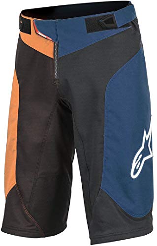Alpinestars Pantalones Cortos de Vector Juvenil, Negro/Naranja Energía, Talla (24)