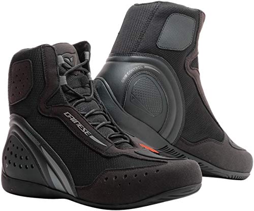 Dainese Motorshoe D1 DWP Zapatos Moto Impermeables, Negro/Negro/Antracita, 40 EU