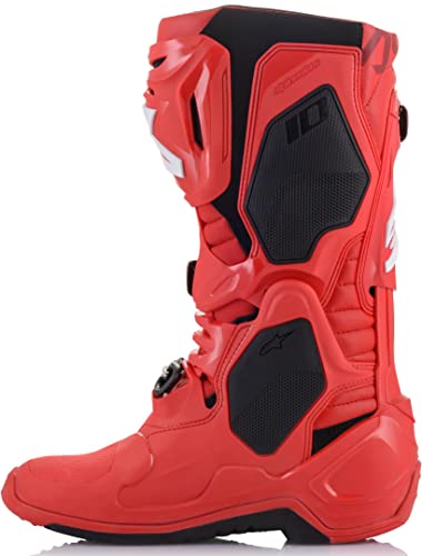 Alpinestars Tech 10 Botas de motocross, rojo, 49 EU