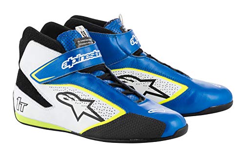 Alpinestars TECH-1 T SHOES US BLUE WHITE YELLOW FLUO 5