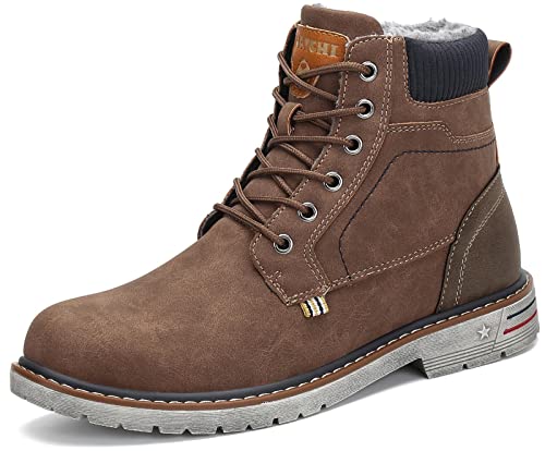 Mishansha Botas Hombre Botines Invierno Mujer Zapatos de Senderismo Trekking Zapatillas Cálido Nieve Antideslizantes Adulto Unisex Aire Libre Boots