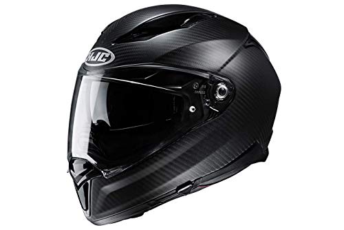 HJC Helmets, casco integral de moto F70 carbon negro mate, M