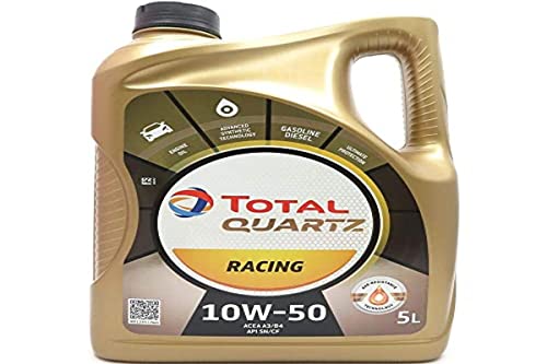 Total Aceite de Motor Quartz Racing 10W-50, 5 l
