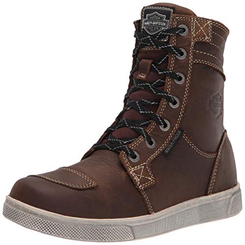 HARLEY-DAVIDSON FOOTWEAR Steinman Hi Botas de motocicleta para hombre, marrón (Marrón), 45 EU