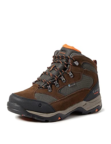 Hi-Tec Storm Waterproof, Botas de Senderismo Hombre, Marrón (Dark Chocolate/DT Taupe/Burnt Orange), 43 EU