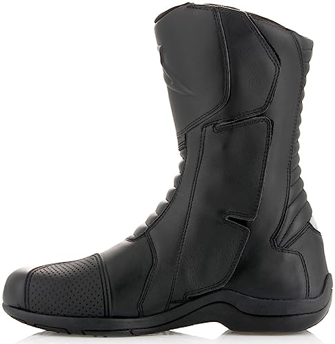 Alpinestars 1691540142, Botas de Motociclista Unisex Adulto, Negro Blanco Amarillo Fluorescente, 47 EU