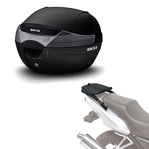 Sh33he13 - Kit fijacion y Maleta baul Trasero sh33 Compatible con Ducati multistrada 950 2017-2017 Ducati multistrada 1200 / Enduro 2016-2017 Ducati multistrada 1200 2017-2017