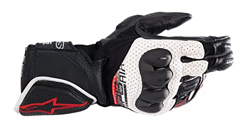 Alpinestars SP-8 Air Guantes de Motocicleta (Black/White/Red,XL)