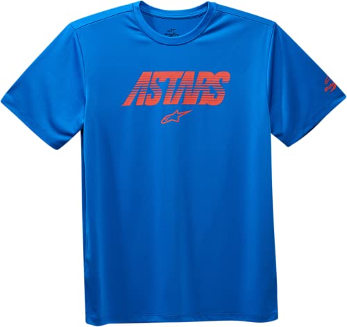 Alpinestars Tech Angle Performance - Camiseta de manga corta para hombre, color azul brillante LG