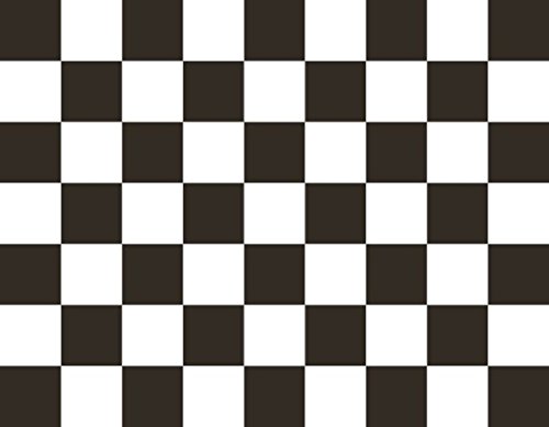 Durabol Gran Bandera de Carrera Cuadro Negro y Blanco 150 x 90 cm Satén Flag
