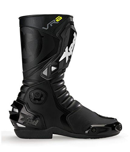 XPD Botas para Motociclista, Negro, 38
