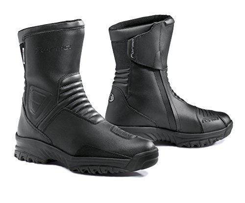 FORMA Botas de Moto Valley Seine WP con Homologación de Tipo CE, Negro, 47