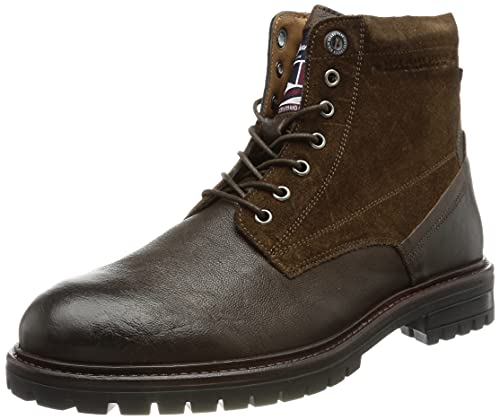 Pepe Jeans London Ned Boot Comb, Botas de Moda Hombre, 878marrón, 43 EU
