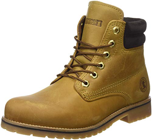 Coronel Tapiocca Sj.Marron Bota Caballero, Botas Clasicas Hombre, Amarillo (Mostaza 0), 43 EU