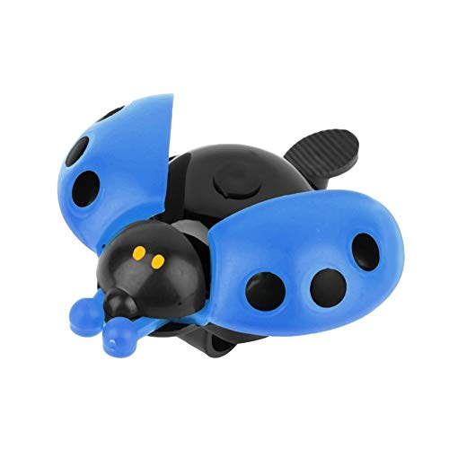 Cuerno de bicicleta Preciosa Kid Escarabajo Anillo mariquita de bicicletas Bell for bicicleta de ciclo Bike Ride Cuerno de alarma de bicicletas Trompeta Trompa Para ni?os adultos ( Farbe : Blau )