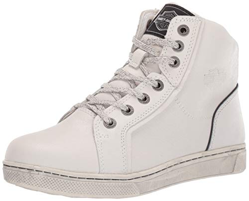 HARLEY-DAVIDSON FOOTWEAR Bateman - Botas de montar para hombre, blanco (Blanco), 41.5 EU