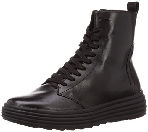 Geox D Phaolae A, Botines Mujer, Black 1, 40 EU