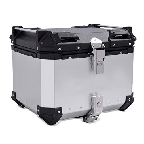 Baul Aluminio para BMW R 1200 GS/Adventure Top Case Bagtecs XB45 Plata