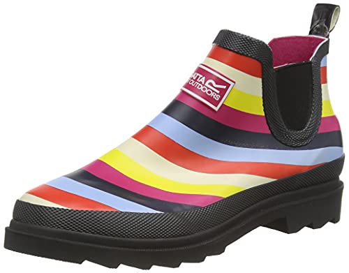 Regatta Lady Harper Welly, Rain Boot Mujer, Multi Stripe, 36 EU