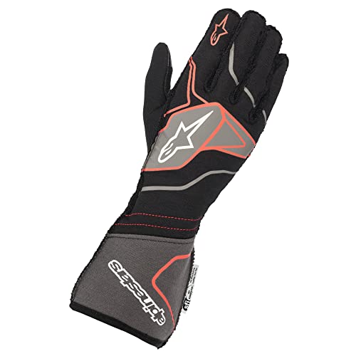 Alpinestars TECH-1 ZX V2 GLV SFI - BLK ANTHR ROJO - L