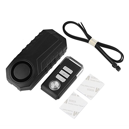 Bloqueo de alarma para bicicleta, control remoto inalámbrico Alarma para bicicleta Impermeable Antirrobo Seguridad Seguridad Moto Vehículo Sirena antirrobo con 6 tipos de sonido 7 niveles Sensibilidad
