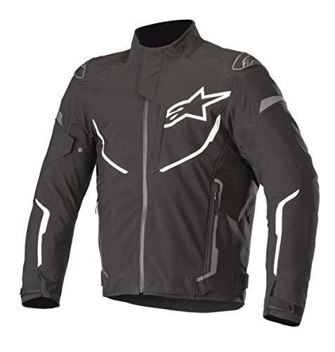 Alpinestars Chaqueta moto T-fuse Sport Shell Wp Jacket Black, Negro/Blanco, M
